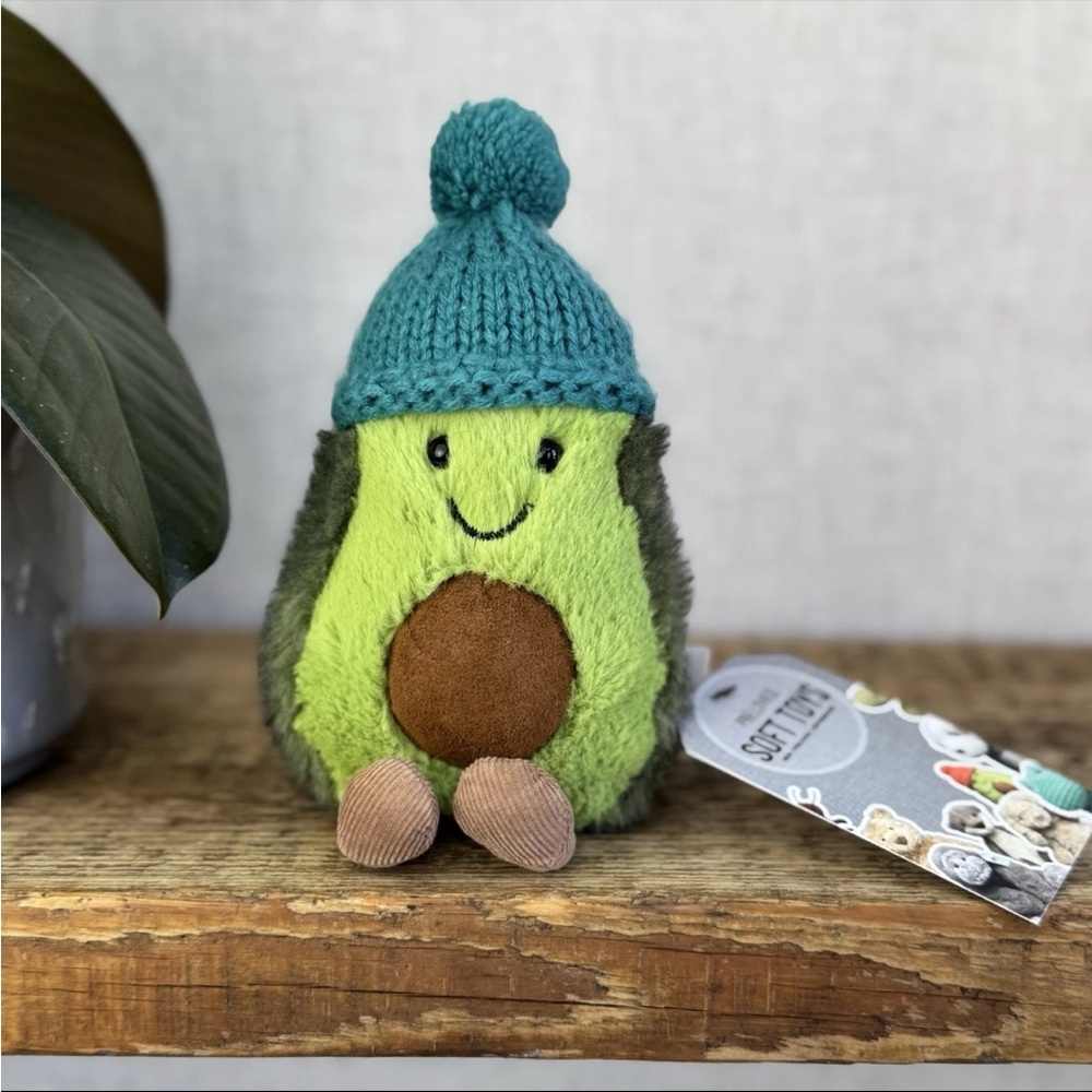 RARE Jellycat Amuseable Teal Cozi Avocado